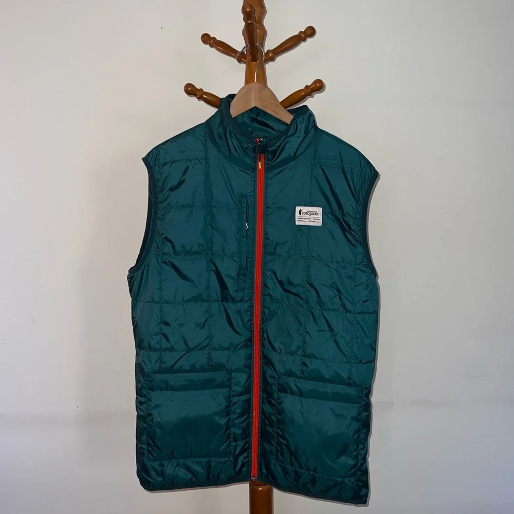 cotopaxi Teal, Green & Maroon Colorblock Packable Vest